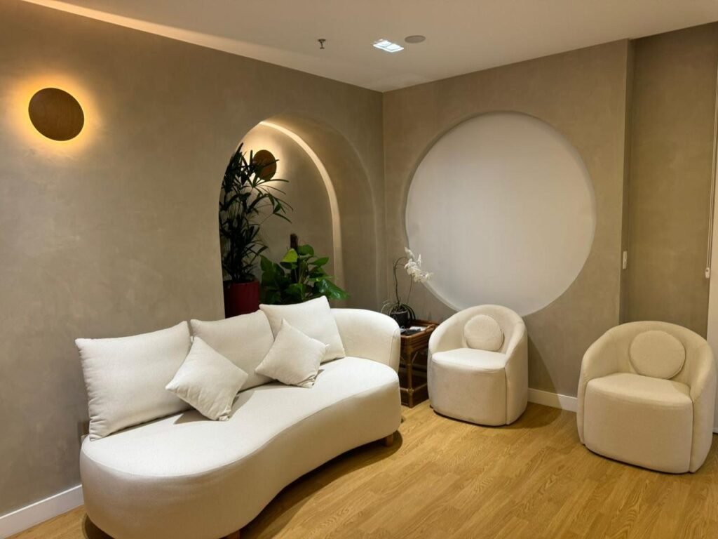 Sala de espera da Clínica Ling